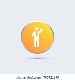 waiter icon. work sign