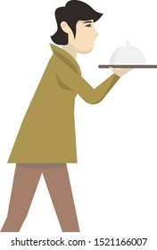 Agujero, ilustración, vector sobre fondo blanco.