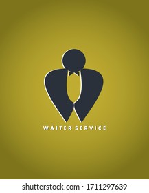 Waiter logo multipurpose vector file