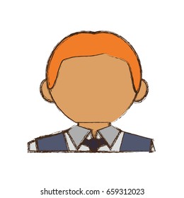 Waiter man cartoon