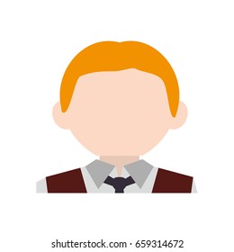 Waiter man cartoon