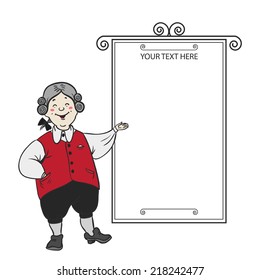 Waiter and menus