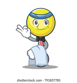 Waiter rattle toy mascot cartoon