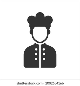 waiter, service man icon design vector