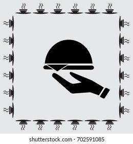 waiter vector illustration