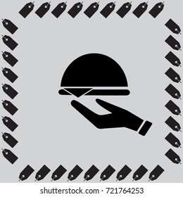 waiter vector illustration