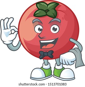 Waiter velvet apple fruit for healthy juice