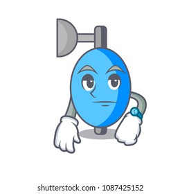Waiting ambu bag mascot cartoon