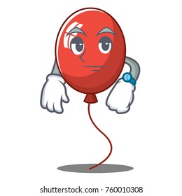 Waiting balloon character cartoon style