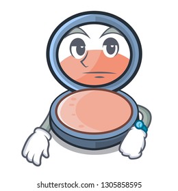 Waiting blush is isolated with the cartoons