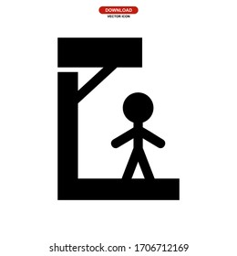 icono de bus de espera o logotipo símbolo de signo aislado ilustración vectorial - iconos vectoriales de estilo negro de alta calidad

