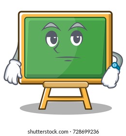 Waiting chalk board character cartoon