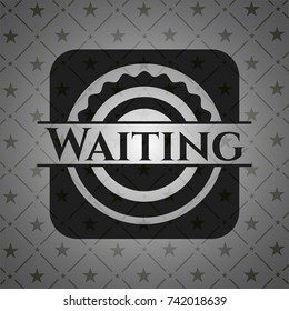 Waiting dark badge
