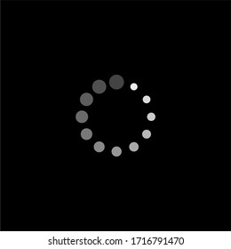 Waiting flat vector icons set. Stopwatch, loader flat vector icons