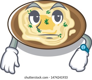 Waiting hummus isolated with in the character