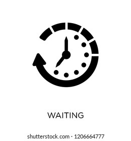 Waiting icon. Waiting symbol design from Time managemnet collection.