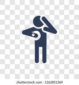 Waiting icon. Trendy Waiting logo concept on transparent background from Human Resources collection