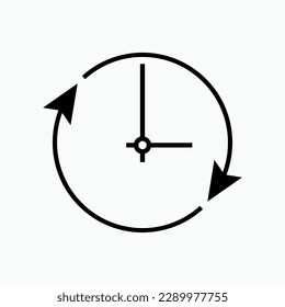 Waiting Icon. Wait, Delaying Action. Queue Time Symbol.