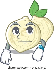 Waiting jicama in the a cartoon shape