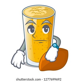 Waiting lassi mango in the character fridge