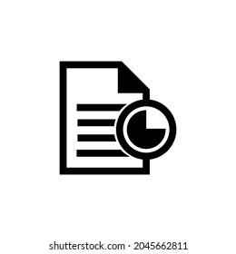 Waiting list icon vector isolated on white background.