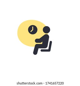 Waiting - Modern Icon (Pictogram)