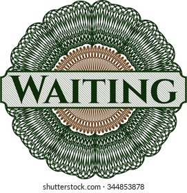 Waiting money style rosette