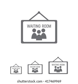Waiting room icon