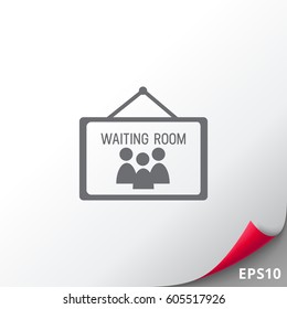 Waiting room icon