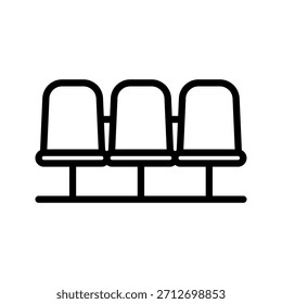 Ícone de sala de espera para gráfico, web, logotipo, aplicativo, símbolo de interface do usuário.