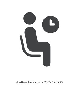 Waiting room icon simple vector symbol