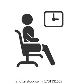 Waiting Room Icon, vector graohics