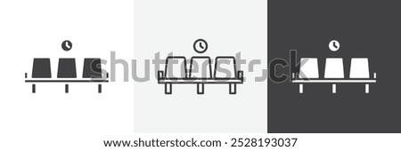 Waiting Room icon.Trendy modern flat linear vector illustration on white background.