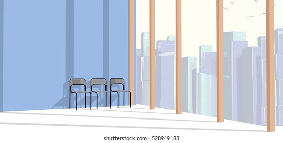 waiting room in the office