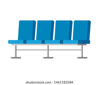 waiting room set chairs icons