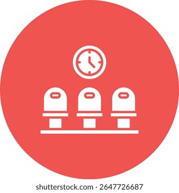 Ícone de vetor de sala de espera. Pode ser usado para impressão, aplicativos móveis e da Web.