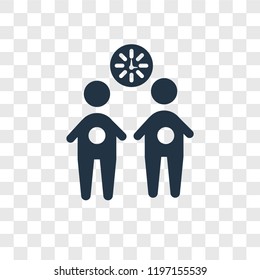 Waiting room vector icon isolated on transparent background, Waiting room transparency logo concept