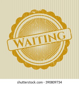 Waiting rubber seal