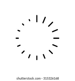 Waiting, Streaming, Buffering, Play, Go. please wait vector