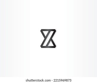 waiting symbol with line shape logo concept