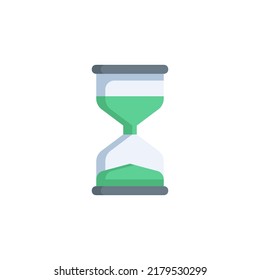 diseño de estilo plano de icono de tiempo de espera. ilustración vectorial de icono de tiempo de espera. aislado de fondo blanco.