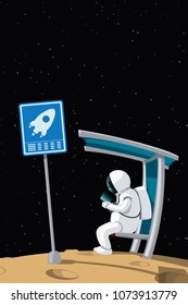 waiting for transport