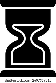 Aguardando design vetorial em estilo moderno, fila de reunião on-line e conceito de conexão, ilustração de lobby virtual. Ícone de Glifo