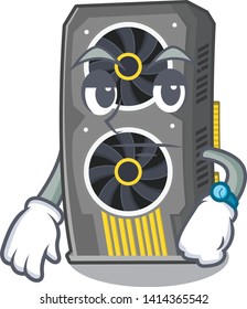 Waiting video graphics card cartoon