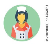 Waitress Vector Illustration