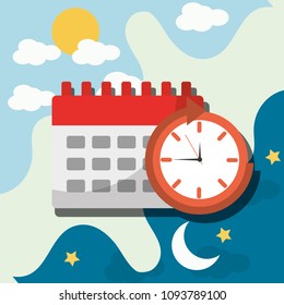 wake up alarm clock calendar planning