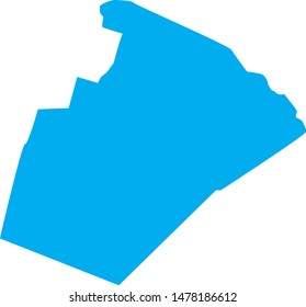 Wake County map in the State of North Carolina