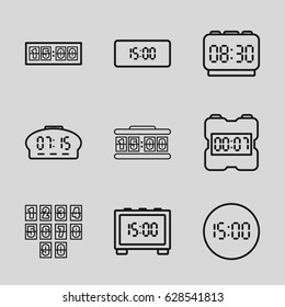 Wake icons set. set of 9 wake outline icons such as 