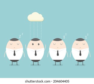 Wake ideas. idea concept