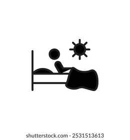Wake up in the morning icon web design in vector